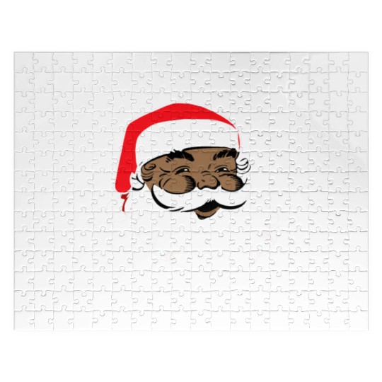 African American Black Santa Matters Christmas Jigsaw Puzzles