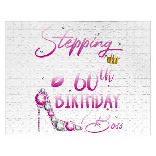 Stepping Into My 60Th Birthday In 1960 Gifts 60 Ye Jigsaw Puzzles