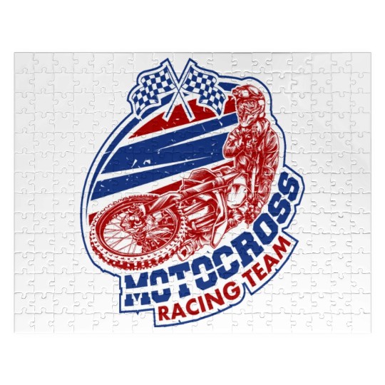 Motocross Racing Team Jigsaw Puzzles