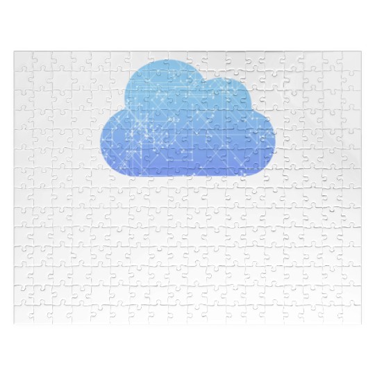Data Analytics Cloud Data Rain Binary Geek Gift Jigsaw Puzzles