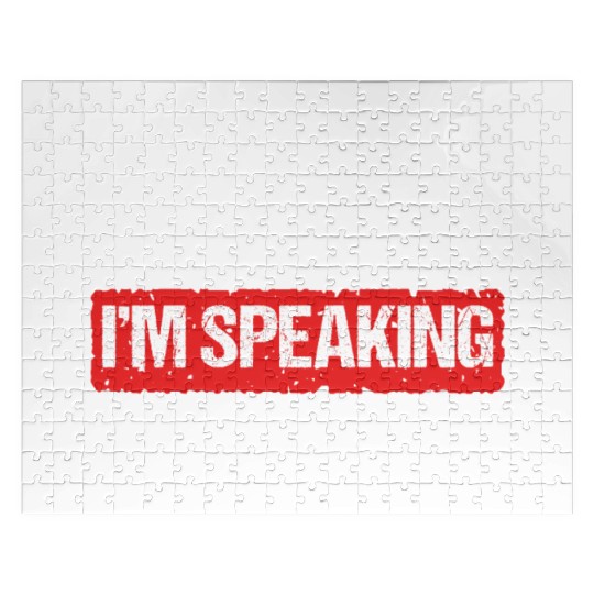 Kamala Harris VP Excuse Me Im Speaking Joe Biden Jigsaw Puzzles