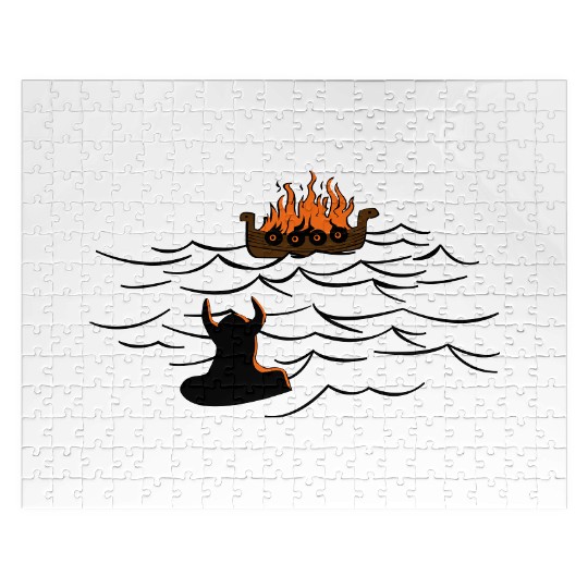 Viking Funeral Jigsaw Puzzles