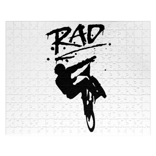 RAD BMX Bike Graffiti 80s Movie Radical Jigsaw Puzzles