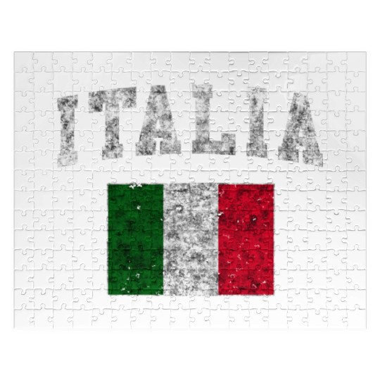 Italia Jigsaw Puzzles Italian Flag Italy Gift Love Souven
