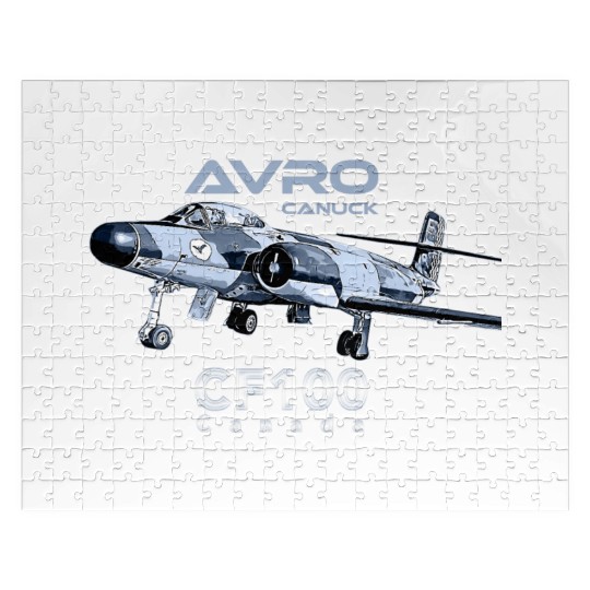 Avro Canuck Canada CF100 aircraft Jigsaw Puzzles