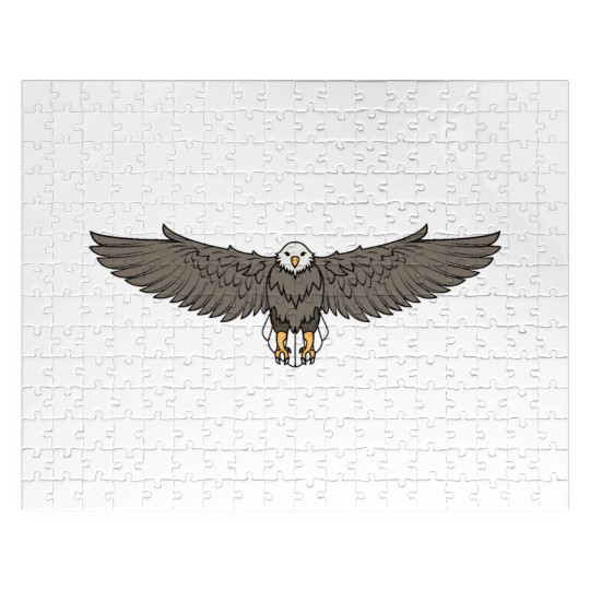 Bald Eagle Flying Cool Eagle Lovers Jigsaw Puzzles
