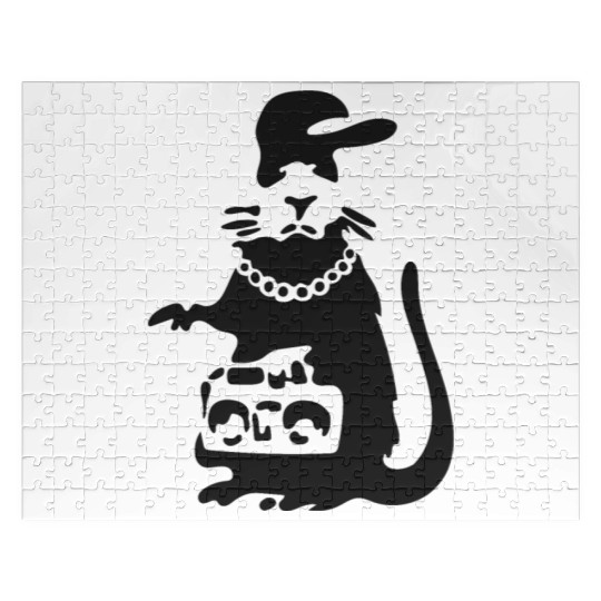 Gangsta Rat - Banksy Graffiti Jigsaw Puzzles