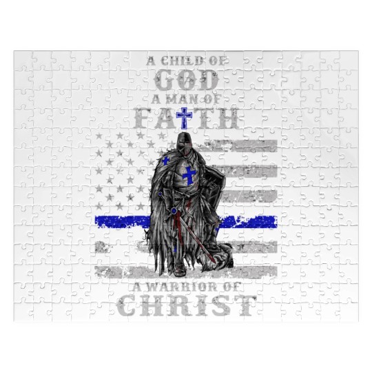 Police Officer Knight Templar A Child Of God A Man Jigsaw Puzzles