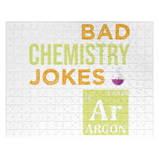 Funny Science Argon Periodic Table Chemistry Jokes Jigsaw Puzzles