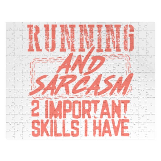 Running Gifts Running and Sarcasm 2 Important Jigsaw Puzzles