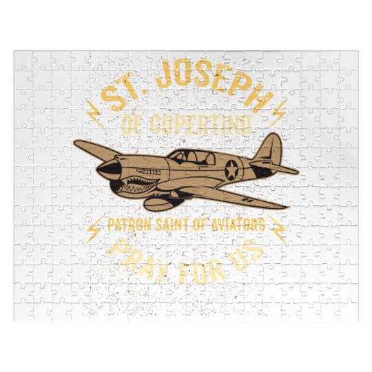 St Joseph Of Cupertino Patron Saint Of Pilots Avia Jigsaw Puzzles