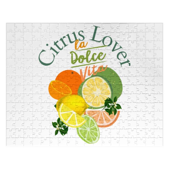 Citrus Lover la Dolce Vita Jigsaw Puzzles