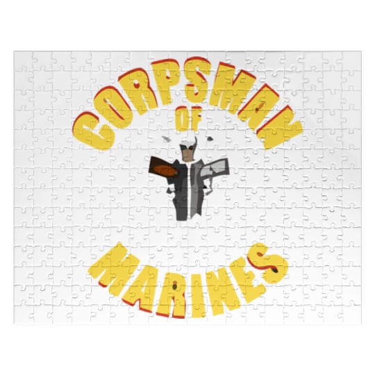 Us Navy Corpsman 8404 Fmf Veteran Front & Back Des Jigsaw Puzzles