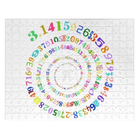 Pi Day Spiral Pi Math Number Symbol 3 14 Jigsaw Puzzles