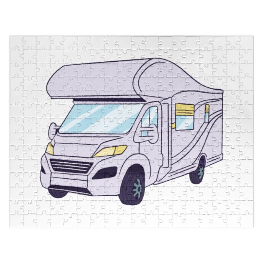 Camping Caravan Holiday Camper Motorhome Camping Jigsaw Puzzles