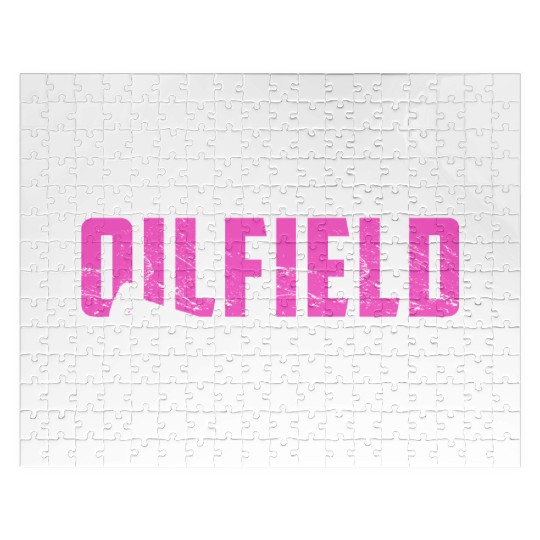 I Love My Oilfield Man - Oil Worker Wife Couple Jigsaw Puzzles