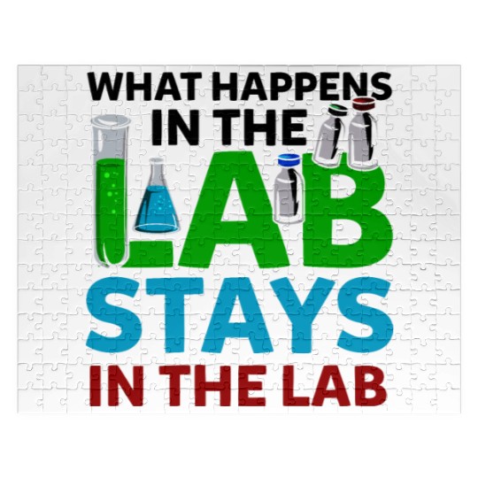 What Happens In The Lab Tech Laboratory Technician Jigsaw Puzzles