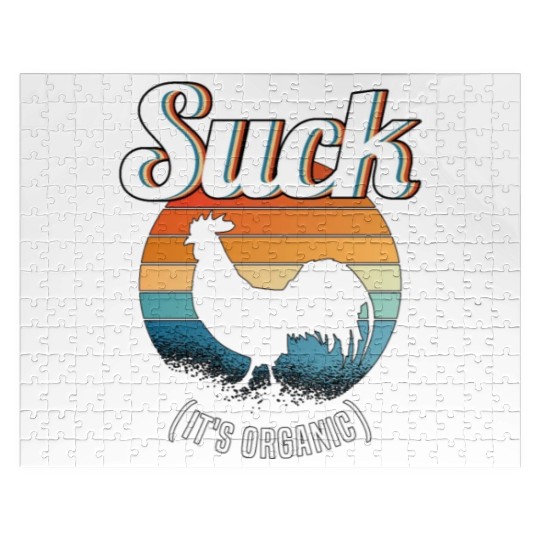 Suck Cock Hahn Gay Pride Gay Gay Funny Jigsaw Puzzles