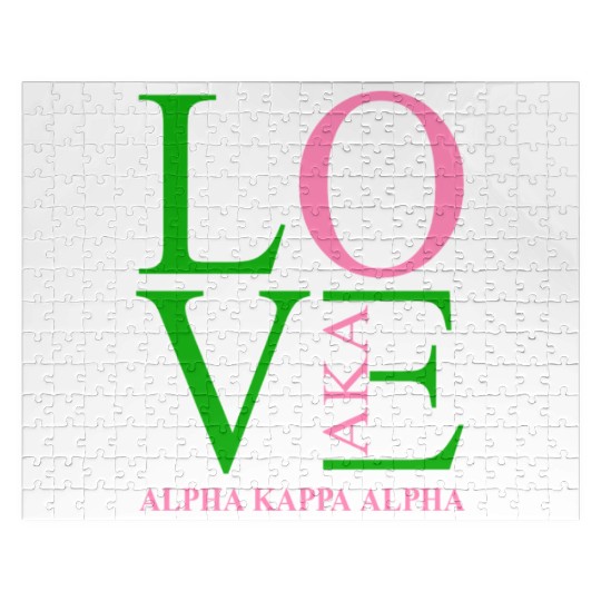 Aka Jigsaw Puzzles Love Sorority Gift Alpha Kappa Aka Parap