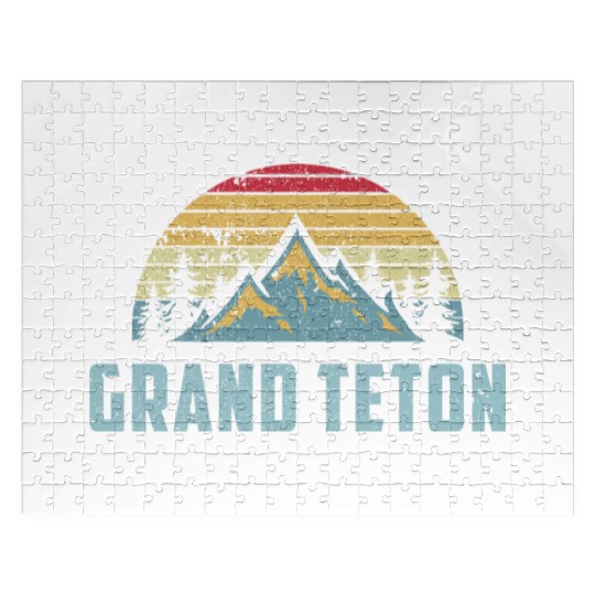 Grand Teton National Park Wyoming Mountain Sweat S Jigsaw Puzzles