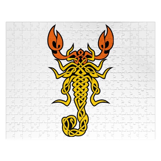 Celtic Knot Scorpion Jigsaw Puzzles