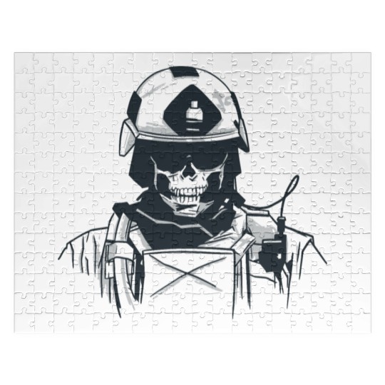 Special Forces Skull Jigsaw Puzzles