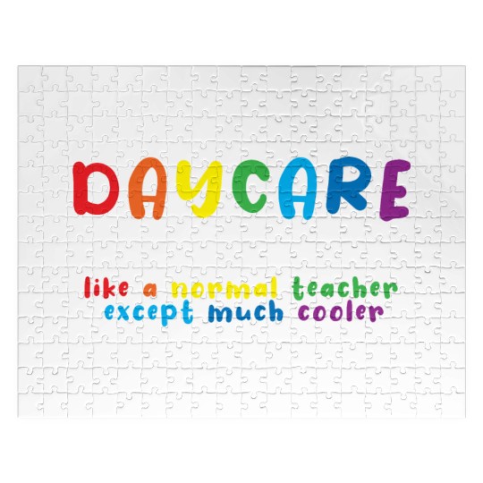 Daycare Teacher Daycare Provider Childcare Jigsaw Puzzles