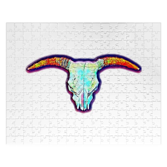 Cow skull Jigsaw Puzzles
