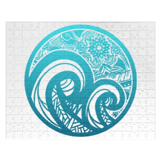 Maori Ocean Polynesian New Zealand Culture Tattoo Jigsaw Puzzles