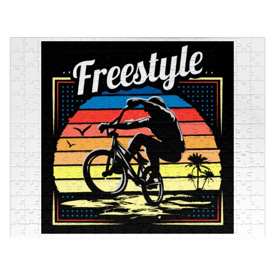 BMX Poster - Bmx wallpaper - Bmx Freestyle Jigsaw Puzzles