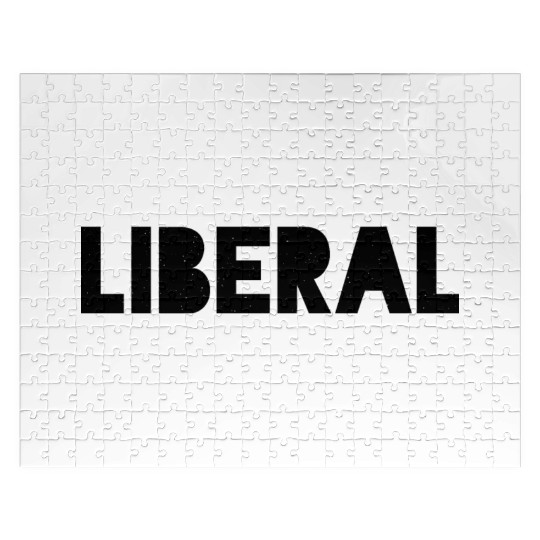 Liberal typography Jigsaw Puzzles