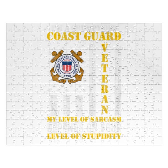 I'm a Grumpy Old US Coastguard Veteran Serving Jigsaw Puzzles