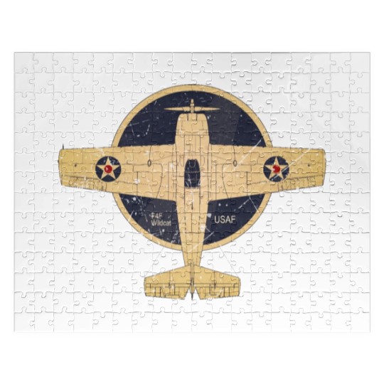 F4F Wildcat WW2 Aircraft USAF Jigsaw Puzzles