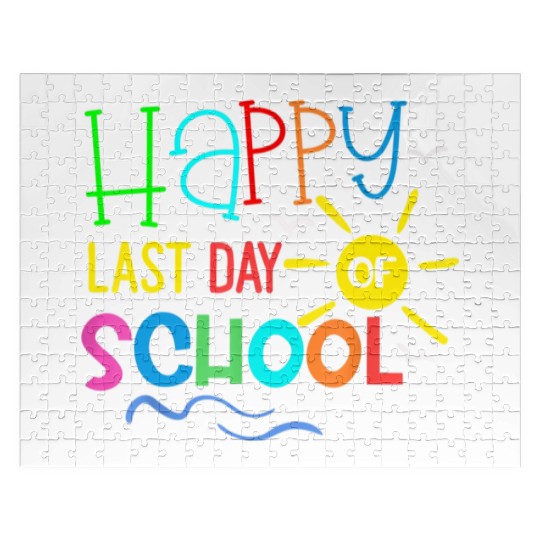 Happy Last Day Of School Teacher Jigsaw Puzzles