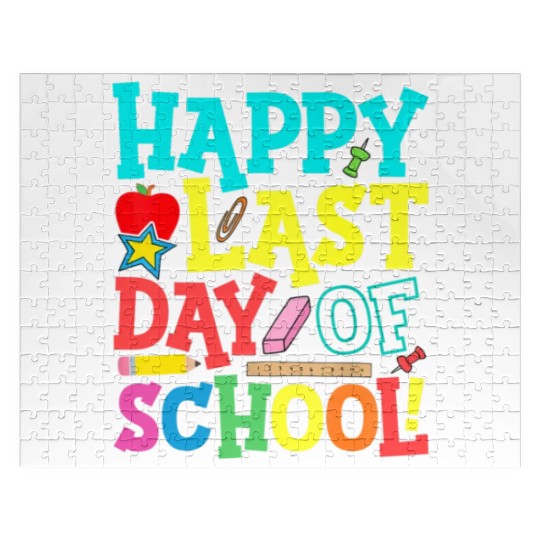 Happy Last Day Of School Teacher Jigsaw Puzzles