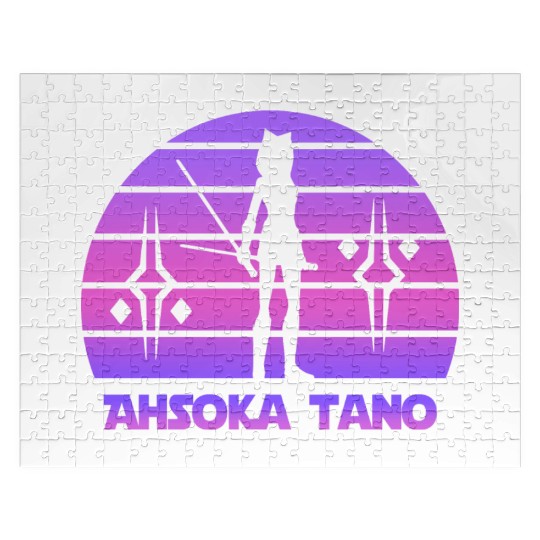 Ahsoka tano - Synthwave Jigsaw Puzzles