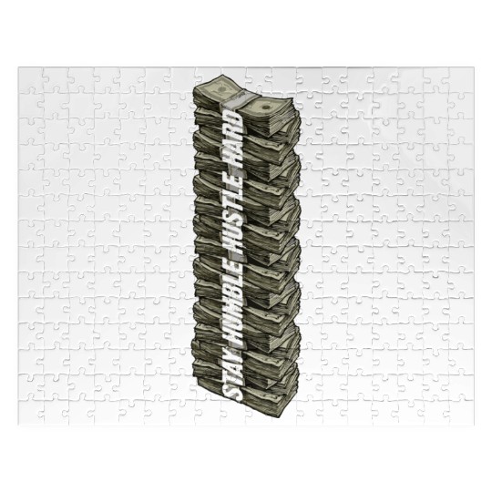 Stay Humble Hustle Hard Hip Hop Cash Money Entrepr Jigsaw Puzzles