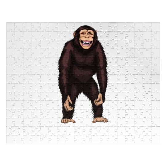 Monkey Grandpa Chimpanzee Jigsaw Puzzles