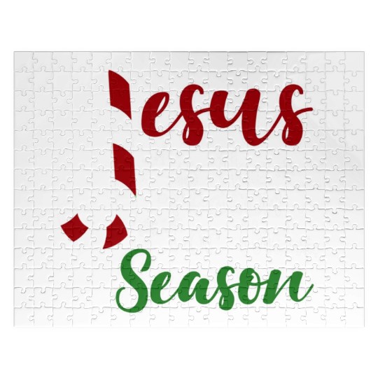 Jesus Is The Reason For The Season Christmas birth Jigsaw Puzzles