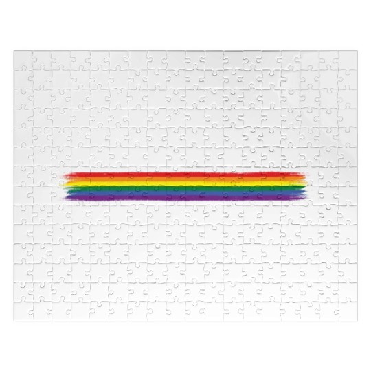 Gay Couple Homosexual LGBTQ Queer Pride Jigsaw Puzzles