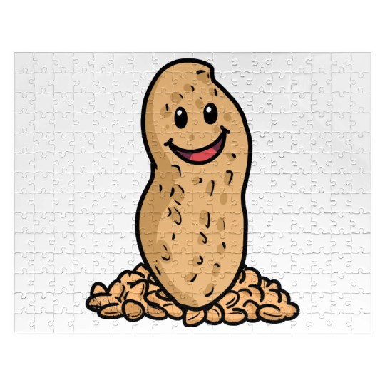 happy Peanuts Nuts Kids Baby Snack Illustration Jigsaw Puzzles