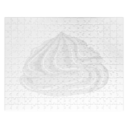 snow-white delicious whipped cream for garnish Jigsaw Puzzles