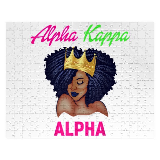 Alpha Kappa AKA Sorority Paraphernalia christmas p Jigsaw Puzzles