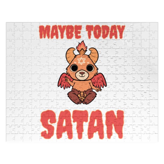 Baphomet Maybe Today Satan Jigsaw Puzzles