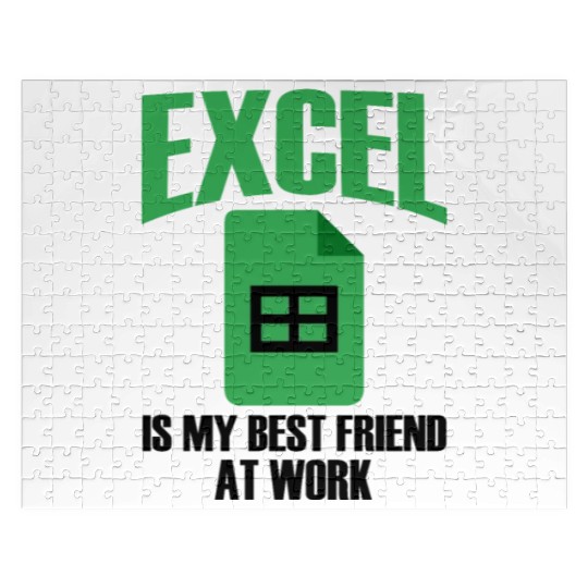 Excel Best Friend At Work Spreadsheet Accountant Jigsaw Puzzles