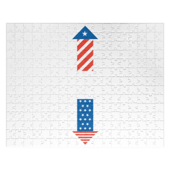 4th Of July Dirty For Men Adult Humor Two Seater Jigsaw Puzzles