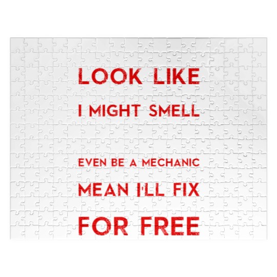 Car Mechanic Garage Auto Mechanic Mechanicial Gift Jigsaw Puzzles