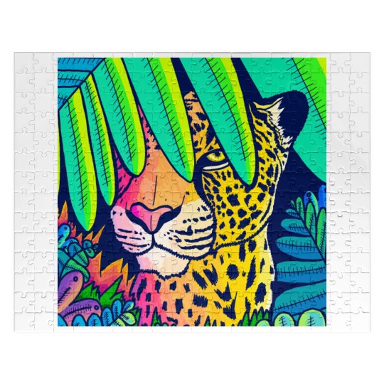 Leopard in the jungle Jigsaw Puzzles
