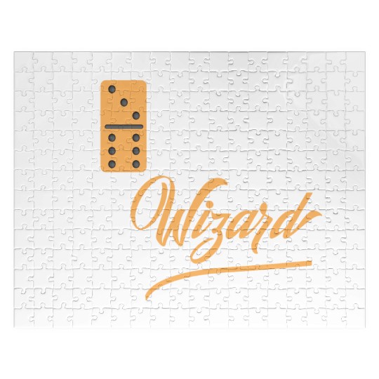 Domino Wizard Funny Dominoes Game Player novelty Jigsaw Puzzles