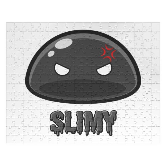 Cute Black Dungeon Slime Monster Weird Anime Jigsaw Puzzles